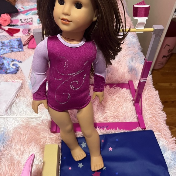 American Girl Toys American Girl Gymnastics Set Leotard And Doll